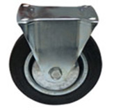 Garrucha Rueda de Caucho Industrial Plataforma Fija