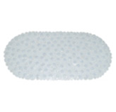 Tapete de Caucho para Baño con Diseño de Piedras 70x35cm