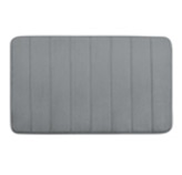 Alfombra Memory Foam Gris 50x80cm