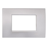 Placa 3 Huecos Light Tech Sin Soporte Bticino