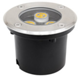 Lámpara de Piso LED Empotrable de Luz Cálida 2700k de 3W
