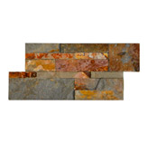 Piedra Interlock Oxido Rojo 18x35cm