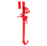 Gancho con Venado para Puerta Navideña Rojo