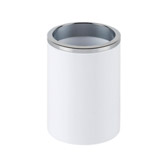 Porta Cepillo Lenox Blanco Cromo PrimaNova