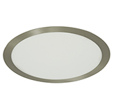 Panel LED Empotrable Redondo Color Satin de 24W Luz 6400k