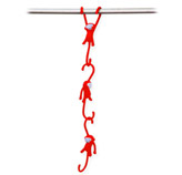 Gancho Colgante Rojo para Utensilios Monkey