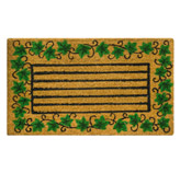 Alfombra con Diseño de Hojas de Yute 45x75cm