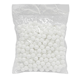 Bolitas Escarchadas Blancas