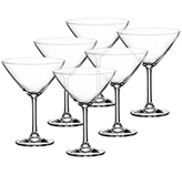 Copas de Cristal Martíni Colibrí 6 Piezas Bohemia