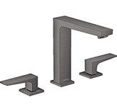 Grifería para Lavamanos Negro Cromo Metropol 8" 160 Hansgrohe