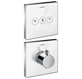 Shower Select para Ducha de 3 Funciones Glass Blanco Hansgrohe