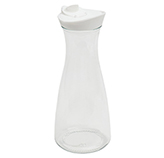 Jarra de Vidrio 1 Litro con Tapa Plástica Home Basic