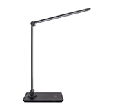 Lámpara de Escritorio Flat Dimmer Negra Eurolight