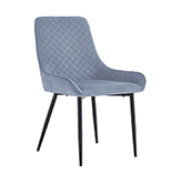 Silla Magz Fija Gamuza Azul