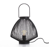 Lámpara de Mesa Glendale Negro 1xE27 Eurolight
