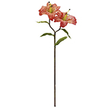 Flor Tiger Lily Roja 56cm
