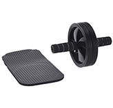 Rodillo abdominales + alfombrilla negra XQMAX