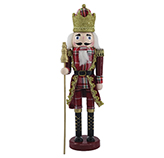 Cascanuez Rojo Oro 38cm