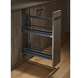 Porta Especies Doble Gris M20 48.5x15.6x56.6cm