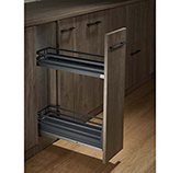 Porta Especies Doble Gris M30 47.3x24.5x51.4cm