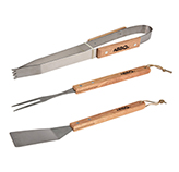 Utensilios para BBQ Madera 3 Piezas 