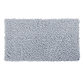 Alfombra de Baño Rizo 45x75cm Celeste