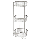 Organizador para Baño Forma 3 Pisos Satín Interdesign