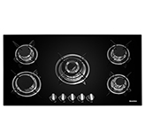 Cocina a Gas con 4 Quemadores +1 Triple Llama de 86x51cm Mastermaid
