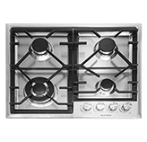 Cocina a Gas con 3 Quemadores +1 Triple Llama de 62x51cm Mastermaid