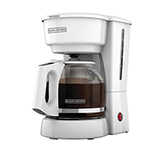 Cafetera 12 Tazas Blanca Black+Decker