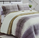 Sobrecama Beige Gris Dorada Queen Full Chateau