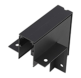 Ángulo Vertical Negro para Riel