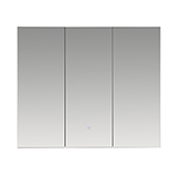 Botiquín Gris Led 88x80x16cm