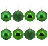 Bola Navideña Verde 5cm 8 Piezas