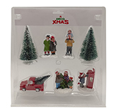 Adornos para Pueblo Navideño Set 7 Piezas