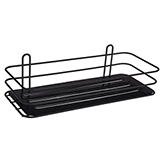 Repisa de Baño Negra con Ventosa