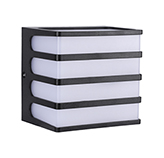 Lámpara Led Exterior Ajustable Bidireccional Negra 8w