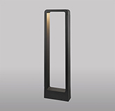 Lámpara de Piso Led 10W Luz Cálida 3000k 60cm Negra