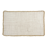 Individual Tejido Yute Blanco 29x44cm