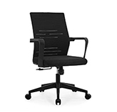 Silla con Espaldar Alto Negro