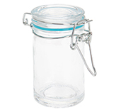Frasco de Vidrio con Tapa Hermética 80ml