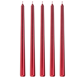Vela roja 30cm 4 Unidades