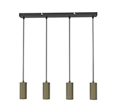 Lámpara Colgante Aviva 4 x GU10 Bronce Antiguo
