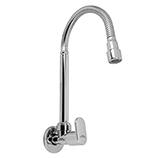 Grifería de Pared para Cocina Pico Flexible Cromo Vitta