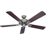 Ventilador de Techo Hunter Classic Elite Níquel 52