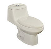 Inodoro Garda Beige Doble Flush Vitta