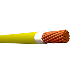 Cable Sólido THHN 14 (Rollo 10mt) Amarillo