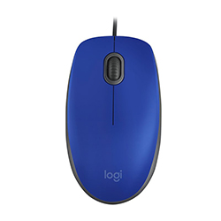 Mouse Logitech Alambrico M110 Azul