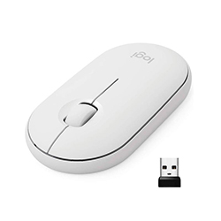 Mouse Logitech  Inalambrico M350 Blanco 2.4Ghzt