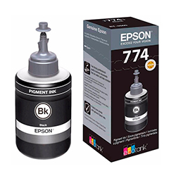 Botella De Tinta Epson T774120 Negra - M100,M205,M200,L655,L656,L606,L1455